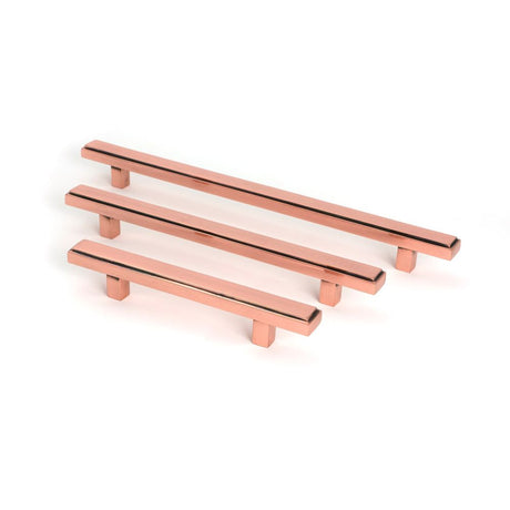 From The Anvil - Polished Bronze Scully Pull Handle - Medium | Sku. 51893 | Trade Door Handles.