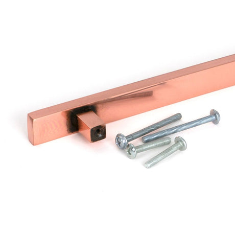 From The Anvil - Polished Bronze Scully Pull Handle - Large | Sku. 51894 | Trade Door Handles.