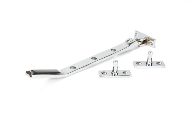 From The Anvil - Polished Chrome Art Deco 8" Stay | Sku. 51898 | Trade Door Handles.