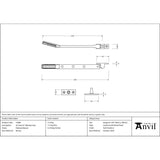 From The Anvil - Polished Bronze Art Deco 8" Stay | Sku. 51900 | Trade Door Handles.