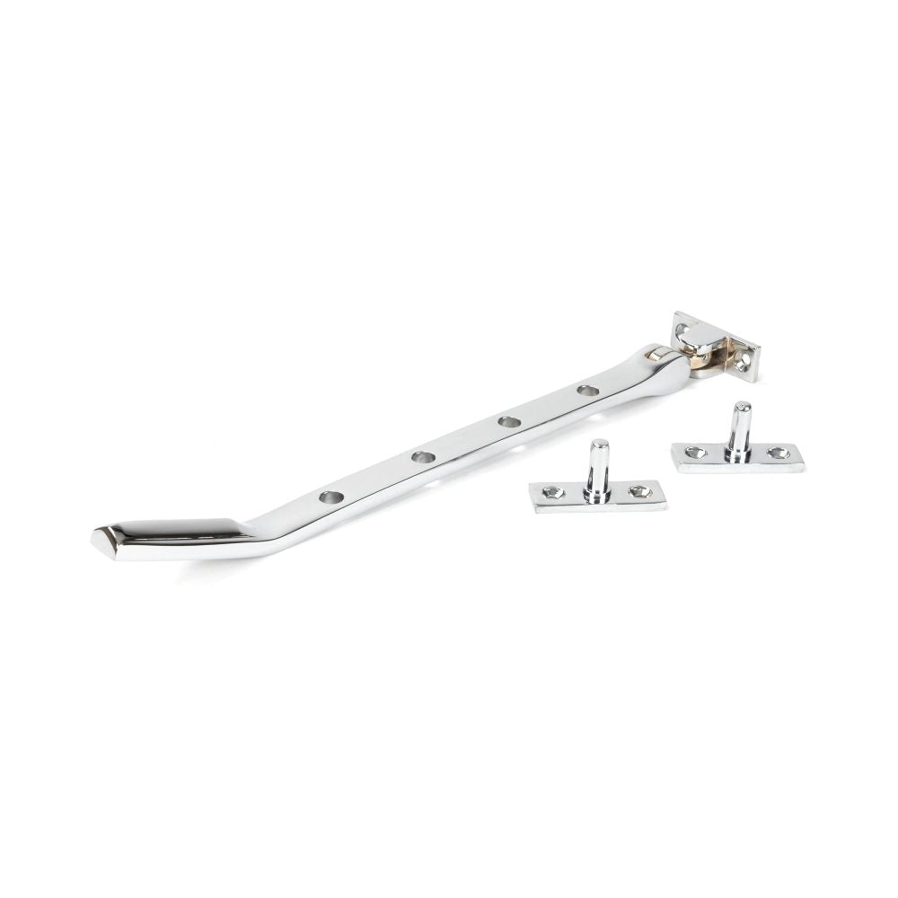 From The Anvil - Polished Chrome Art Deco 10" Stay | Sku. 51904 | Trade Door Handles.