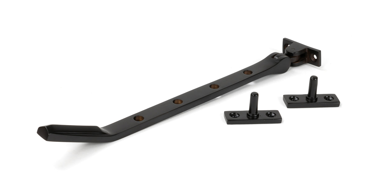 From The Anvil - Aged Bronze Art Deco 10" Stay | Sku. 51905 | Trade Door Handles.