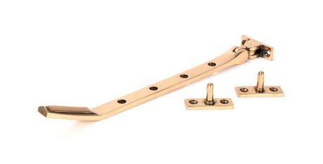 From The Anvil - Polished Bronze Art Deco 10" Stay | Sku. 51906 | Trade Door Handles.