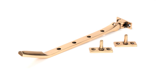 From The Anvil - Polished Bronze Art Deco 10" Stay | Sku. 51906 | Trade Door Handles.