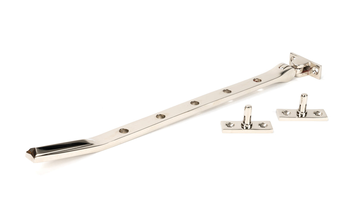 From The Anvil - Polished Nickel Art Deco 12" Stay | Sku. 51909 | Trade Door Handles.