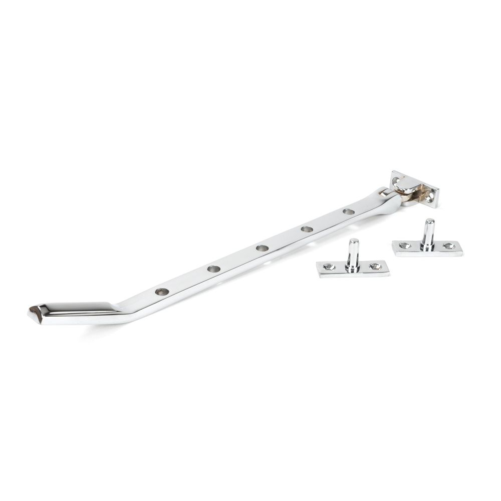 From The Anvil - Polished Chrome Art Deco 12" Stay | Sku. 51910 | Trade Door Handles.