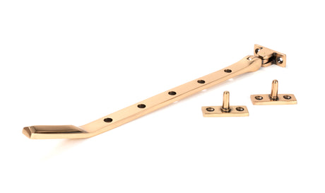 From The Anvil - Polished Bronze Art Deco 12" Stay | Sku. 51912 | Trade Door Handles.