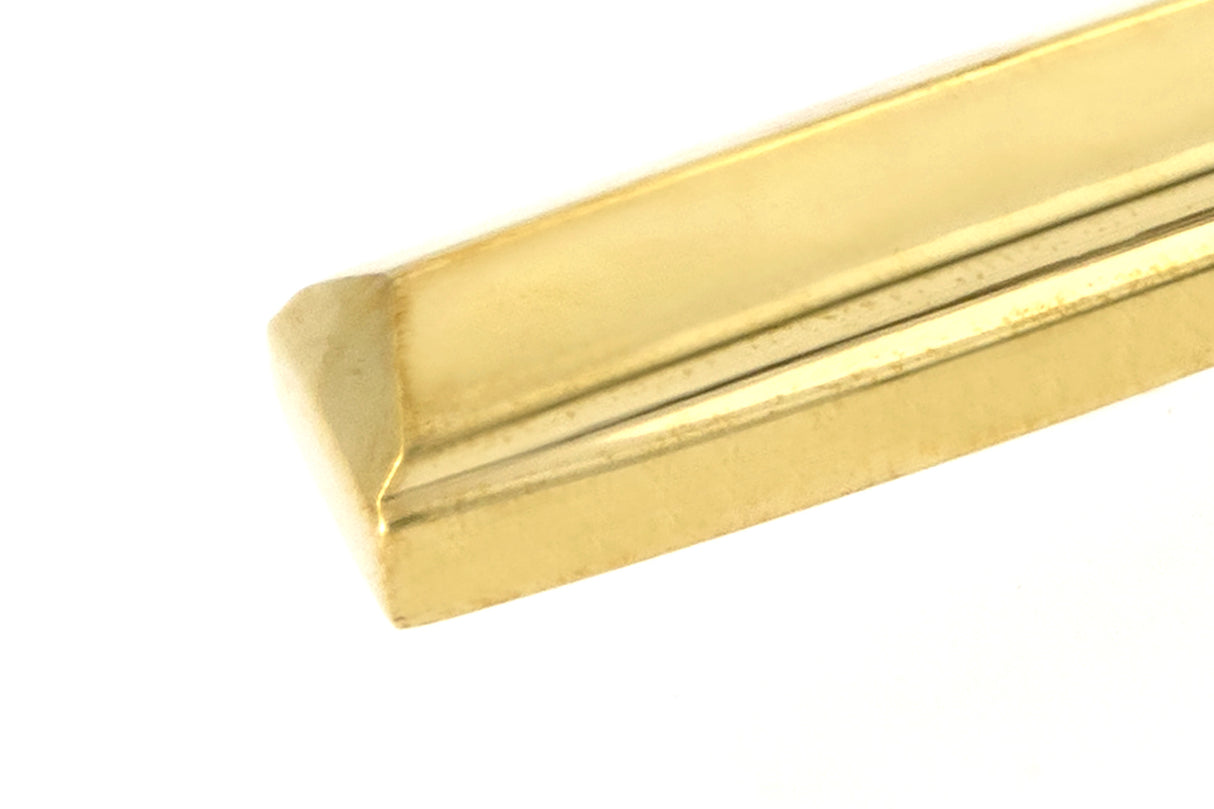From The Anvil - Polished Brass Locking Art Deco Fastener - LH | Sku. 51913 | Trade Door Handles.