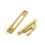 From The Anvil - Polished Brass Locking Art Deco Fastener - LH | Sku. 51913 | Trade Door Handles.