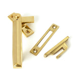 From The Anvil - Polished Brass Locking Art Deco Fastener - LH | Sku. 51913 | Trade Door Handles.
