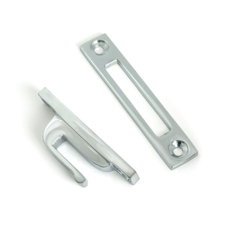 From The Anvil - Polished Chrome Locking Art Deco Fastener - LH | Sku. 51916 | Trade Door Handles.