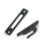 From The Anvil - Aged Bronze Locking Art Deco Fastener - LH | Sku. 51917 | Trade Door Handles.