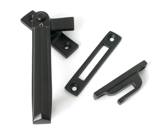 From The Anvil - Aged Bronze Locking Art Deco Fastener - LH | Sku. 51917 | Trade Door Handles.