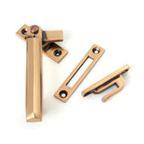 From The Anvil - Polished Bronze Locking Art Deco Fastener - LH | Sku. 51918 | Trade Door Handles.
