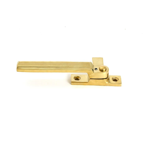 From The Anvil - Polished Brass Locking Art Deco Fastener - RH | Sku. 51919 | Trade Door Handles.