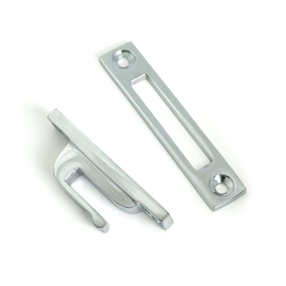 From The Anvil - Polished Chrome Locking Art Deco Fastener - RH | Sku. 51922 | Trade Door Handles.