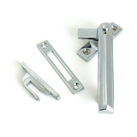 From The Anvil - Polished Chrome Locking Art Deco Fastener - RH | Sku. 51922 | Trade Door Handles.