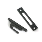 From The Anvil - Aged Bronze Locking Art Deco Fastener - RH | Sku. 51923 | Trade Door Handles.