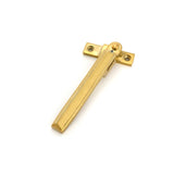 From The Anvil - Polished Brass Night-Vent Locking Art Deco Fastener | Sku. 51925 | Trade Door Handles.