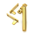 From The Anvil - Polished Brass Night-Vent Locking Art Deco Fastener | Sku. 51925 | Trade Door Handles.