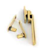 From The Anvil - Aged Brass Night-Vent Locking Art Deco Fastener | Sku. 51926 | Trade Door Handles.