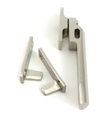 From The Anvil - Polished Nickel Night-Vent Locking Art Deco Fastener | Sku. 51927 | Trade Door Handles.