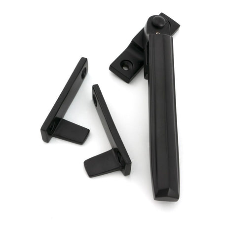 From The Anvil - Aged Bronze Night-Vent Locking Art Deco Fastener | Sku. 51929 | Trade Door Handles.