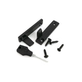 From The Anvil - Aged Bronze Night-Vent Locking Art Deco Fastener | Sku. 51929 | Trade Door Handles.