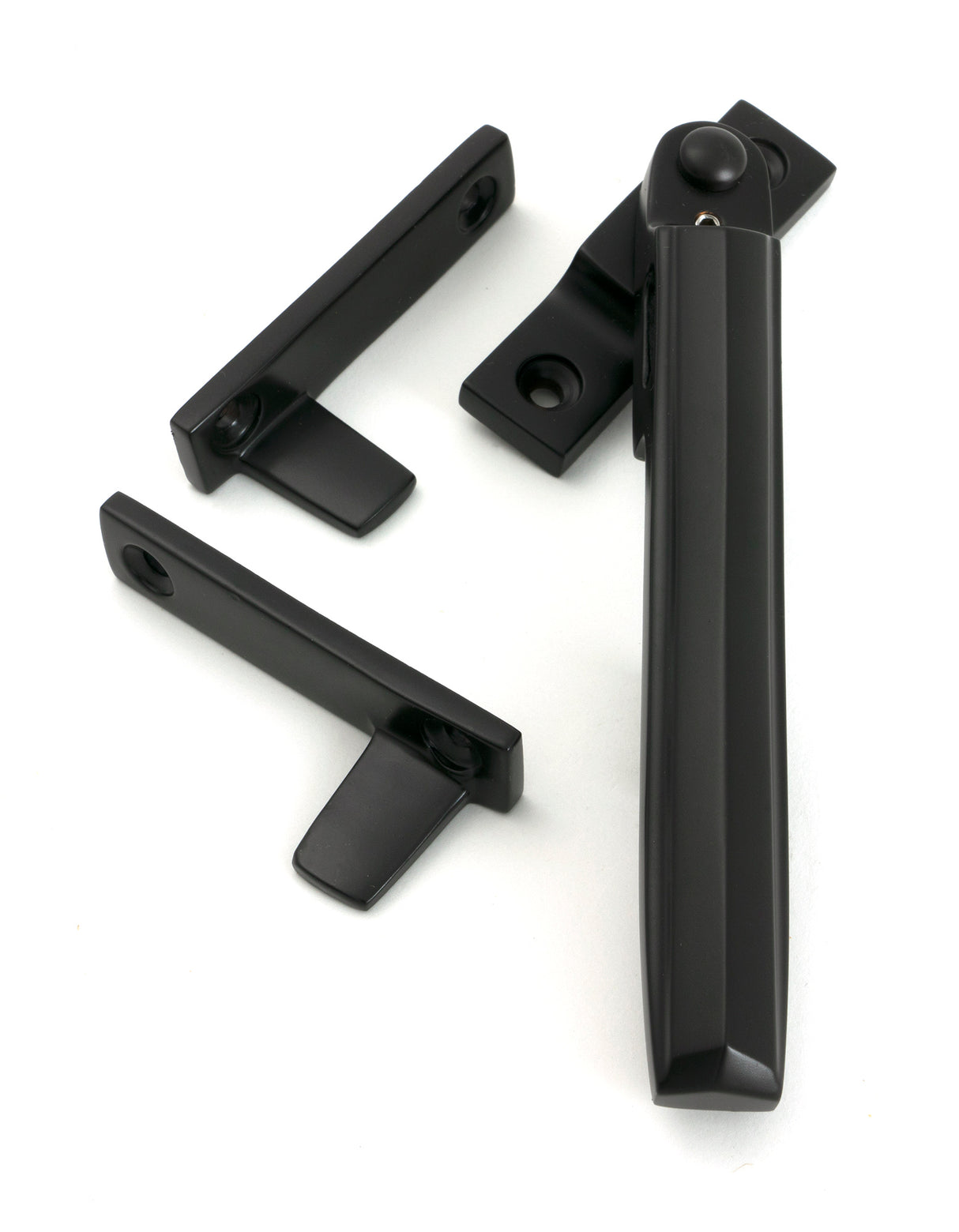 From The Anvil - Aged Bronze Night-Vent Locking Art Deco Fastener | Sku. 51929 | Trade Door Handles.