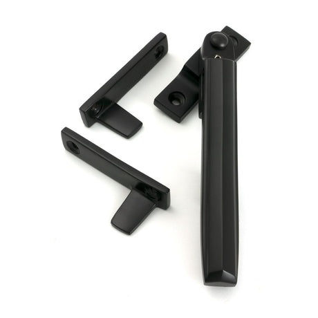 From The Anvil - Aged Bronze Night-Vent Locking Art Deco Fastener | Sku. 51929 | Trade Door Handles.
