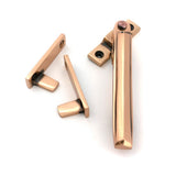 From The Anvil - Polished Bronze Night-Vent Locking Art Deco Fastener | Sku. 51930 | Trade Door Handles.
