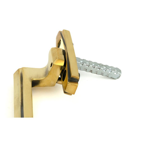 From The Anvil - Aged Brass Art Deco Espag - LH | Sku. 51932 | Trade Door Handles.