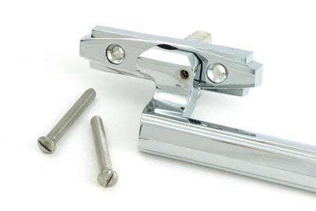 From The Anvil - Polished Chrome Art Deco Espag - LH | Sku. 51934 | Trade Door Handles.