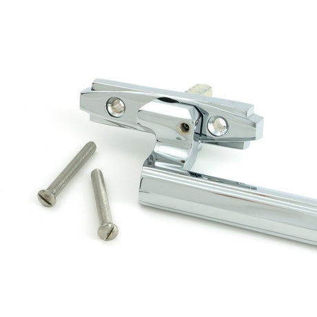 From The Anvil - Polished Chrome Art Deco Espag - LH | Sku. 51934 | Trade Door Handles.