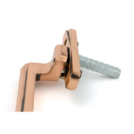 From The Anvil - Polished Bronze Art Deco Espag - LH | Sku. 51936 | Trade Door Handles.