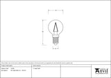 From The Anvil - LED Light Bulb 12v - 1W E14 | Sku. 51938 | Trade Door Handles.