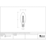 From The Anvil - Vintage LED Edison Light Bulb - 4W E14 | Sku. 51939 | Trade Door Handles.
