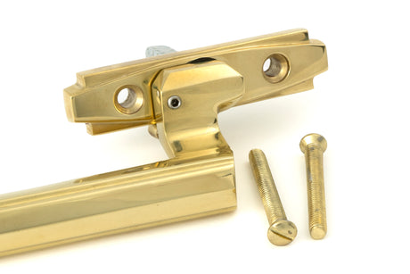 From The Anvil - Polished Brass Art Deco Espag - RH | Sku. 51945 | Trade Door Handles.