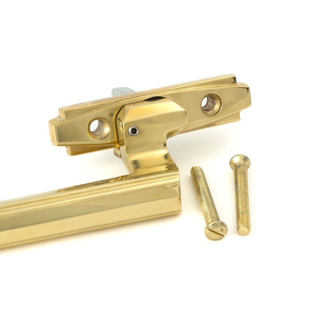 From The Anvil - Polished Brass Art Deco Espag - RH | Sku. 51945 | Trade Door Handles.