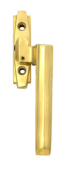 This is an image of From The Anvil - Polished Brass Art Deco Espag - RH available to order from Trade Door Handles in Kendal.