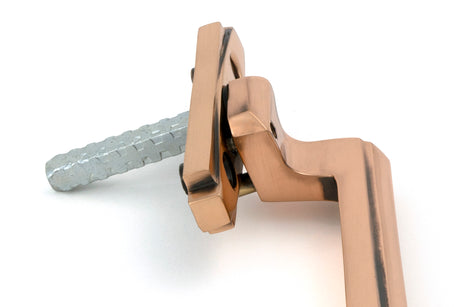 From The Anvil - Polished Bronze Art Deco Espag - RH | Sku. 51950 | Trade Door Handles.