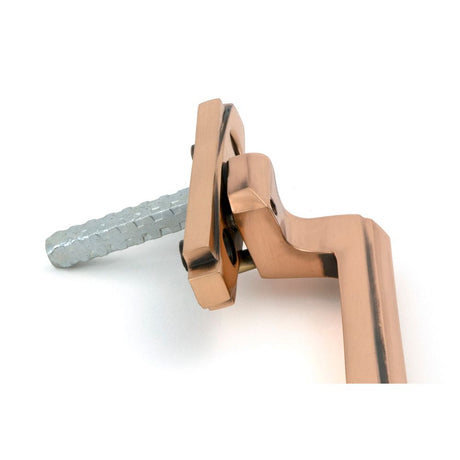 From The Anvil - Polished Bronze Art Deco Espag - RH | Sku. 51950 | Trade Door Handles.