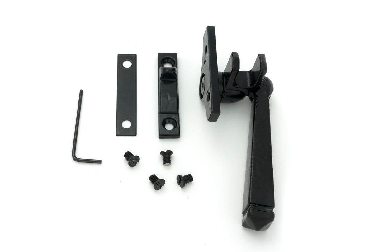 From The Anvil - Black Night-Vent Locking Avon Fastener (Steel Window) | Sku. 51990 | Trade Door Handles.