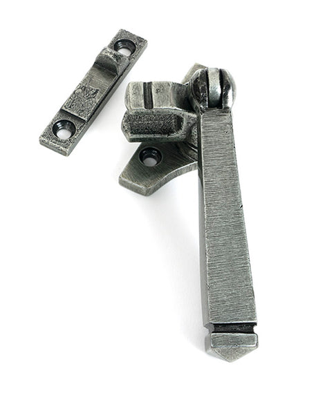 This is an image of From The Anvil - Pewter Night-Vent Locking Avon Fastener (Steel Window) available to order from Trade Door Handles in Kendal.