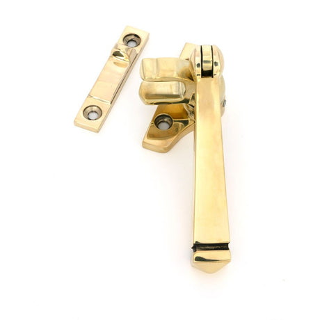 From The Anvil - Polished Brass Night-Vent Locking Avon Fastener (Steel Window) | Sku. 51992 | Trade Door Handles.