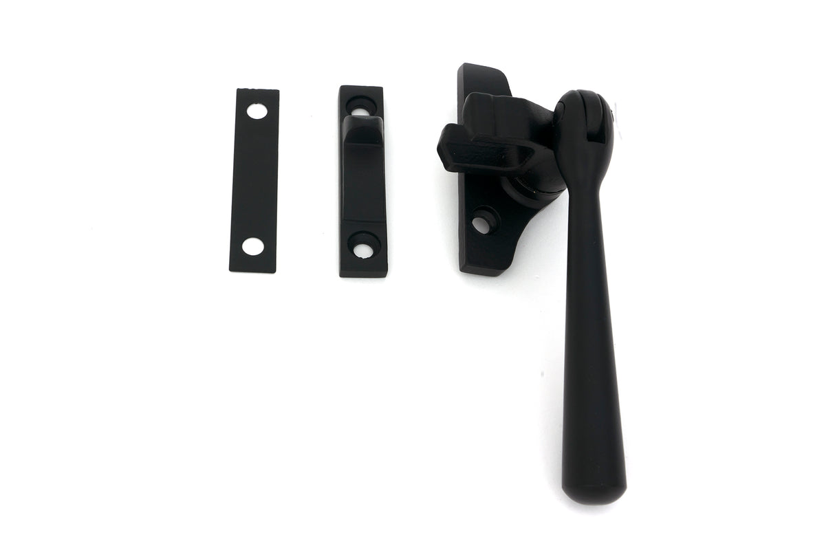 From The Anvil - Matt Black Night-Vent Locking Newbury Fastener (Steel Window) | Sku. 51998 | Trade Door Handles.