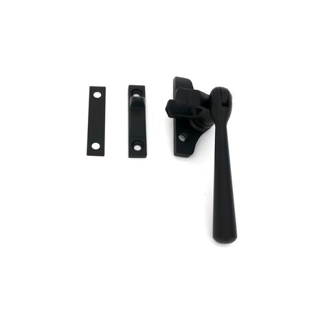 From The Anvil - Matt Black Night-Vent Locking Newbury Fastener (Steel Window) | Sku. 51998 | Trade Door Handles.