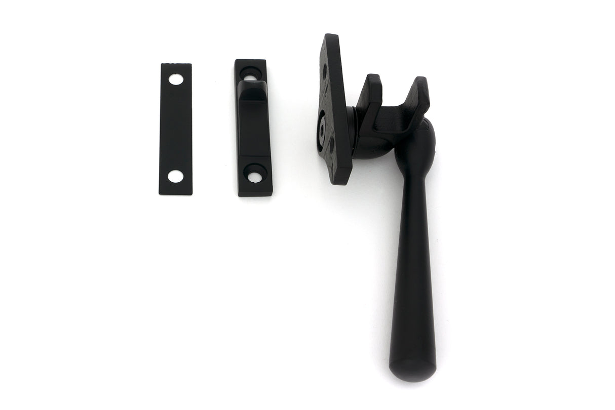 From The Anvil - Matt Black Night-Vent Locking Newbury Fastener (Steel Window) | Sku. 51998 | Trade Door Handles.