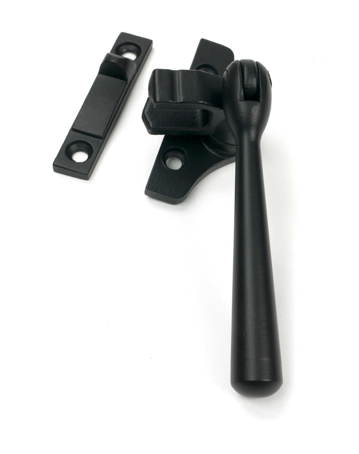 From The Anvil - Matt Black Night-Vent Locking Newbury Fastener (Steel Window) | Sku. 51998 | Trade Door Handles.