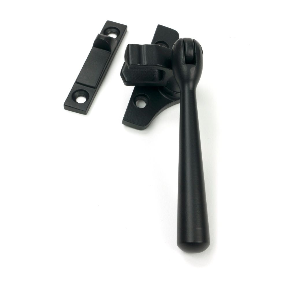 From The Anvil - Matt Black Night-Vent Locking Newbury Fastener (Steel Window) | Sku. 51998 | Trade Door Handles.